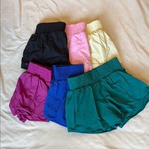 All in Motion Black and Pink Athletic Shorts